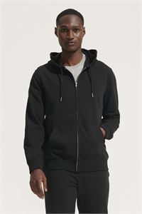 FELPA UNISEX FULL ZIP CON CAPPUCCIO